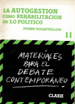 La autogestión como rehabilitación de lo político vignette