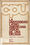 La universidad latinoamericana visión de una década vignette
