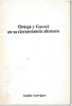 Ortega y Gasset en su circunstancia alemana vignette