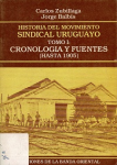 Historia del movimiento sindical uruguayo. Tomo 1 : Cronología y fuentes (hasta 1905) vignette