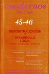 Vol. 13, no. 45-46 - 1988 - Descentralización y desarrollo local : análisis, experiencias, propuestas vignette