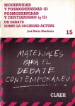 Modernidad y posmodernidad (I) posmodernidad y cristianismo (y II) un debate sobre la sociedad actual vignette
