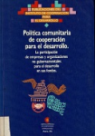 Política comunitaria de cooperación para el desarrollo vignette