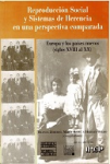 Reproducción social y sistemas de herencia en una perspectiva comparada vignette